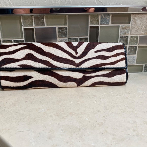 Aldo Brand animal hair clutch purse - Picture 2 of 7